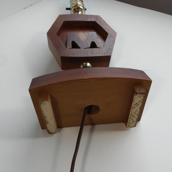 Vintage Mid Century Wooden Molson Beer Logo Bar Lamp - ULTRA RARE - Picture 12 of 14